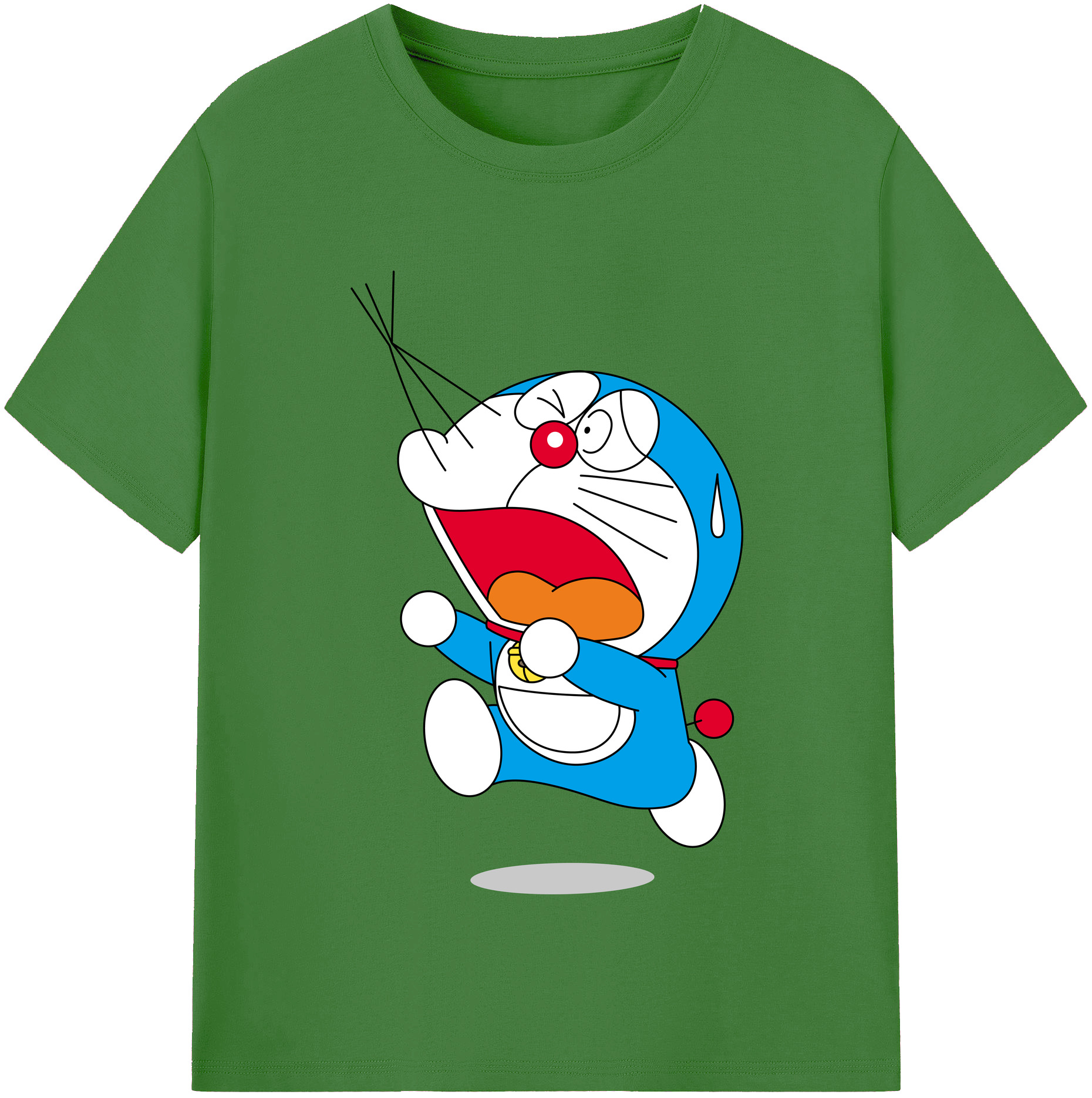 （画像用） ドラえもん Doraemon レディースカジュアルプリントTシャツ（綿100％）